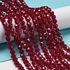 Opaque Glass Beads Stands LS-EGLA-A035-P6mm-D16-2