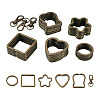 Beadthoven DIY Clasp Jewelry Making Finding Kit DIY-BT0001-45-12