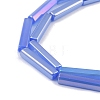 Electroplate Glass Beads Strands EGLA-Q128-11A-AB05-3
