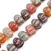 Painted Glass Beads GL-CBA4370-09-1