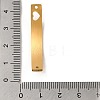 Ion Plating(IP) 304 Stainless Steel Connector Charms STAS-R117-05G-3