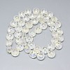 Electroplate Glass Beads Strands EGLA-Q084-14mm-10-2