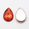 Acrylic Rhinestone Flat Back Cabochons GACR-Q010-10x14-06-2