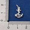 925 Sterling Silver Anchor Charms STER-G045-02S-3