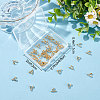 40Pcs Rack Plating Brass Ice Pick Pinch Bails KK-BBC0004-27-6