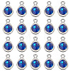 20Pcs Faceted Glass Charms RGLA-TADJ0001-01I-2