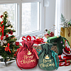 4Pcs 2 Colors Christmas Velvet Candy Apple Bags TP-BC0001-03-5