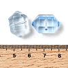 Dyed & Heated Transparent Glass Beads GLAA-F132-01G-3