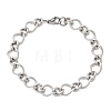 201 Stainless Steel Link Chain Bracelets for Men STAS-T077-11P-4