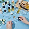 100Pcs 5 Styles Low-boron Silicate Glass Bottles AJEW-WA0004-68-3