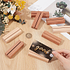 12Pcs 2 Colors Wooden Card Holders Base AJEW-GF0015-01-3