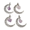Raw Rough Natural Amethyst Pendants GG-CBA2C9C-01AS-1