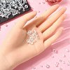 600Pcs 15 Style Electroplate Transparent Glass Beads EGLA-YW0003-08-4