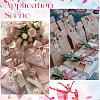 20Pcs Alloy Ballet Shoes & Dancing Girl & Heart Keychains KEYC-SC00043-5