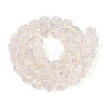 Handmade Foil Lampwork Beads Strands FOIL-T008-04A-1