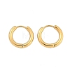Ion Plating(IP) 304 Stainless Steel Huggie Hoop Earrings EJEW-F111B-16mm-G-2