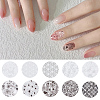 10 Rolls PET Lace Flower Nail Foils Floral Transfer Paper STIC-SP0001-19-6