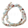 Synthetic Aqua Terra Jasper Beads Strands G-F762-A13-01-3