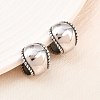 316 Surgical Stainless Cuff Earrings EJEW-C160-01AS-1