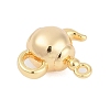 Brass Charms LS-ZIRC-P122-02G-2