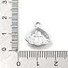 Alloy Rhinestone Pendants FIND-U026-24B-P-3