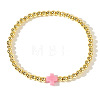 Brass Round Beaded Bracelets for Women SB9067-16-1