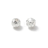 304 Stainless Steel Hammered Round Spacer Beads SA-CBA37BC-01A-S-1