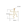 Brass Pendants Cabochon Setting PW-WG77390-04-1
