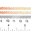Gradient Color Baking Paint Glass Bead Strands X1-DGLA-A039-T2mm-A013-5