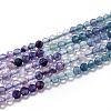 Natural Fluorite Beads Strands LS-G-H266-31B-1