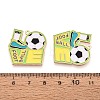 Alloy Enamel Pendants ENAM-T025-01G-16-3
