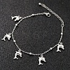 Bohemia Style Ocean Theme 304 Stainless Steel Anklets WG73A42-10-1