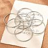 7Pcs 201 Stainless Steel Plain Bangle Sets for Women BJEW-L664-022A-P02-7