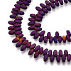 Electroplated Synthetic Non-magnetic Hematite Beads Strands G-T139-65D-3