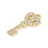 Rack Plating Alloy Micro Pave Rhinestone Pendants FIND-K020-07G-2