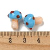 Handmade Lampwork Beads Strands LAMP-N025-03O-4