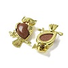 Synthetic Goldstone Pendants KK-F888-02G-20-2