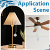 3Pcs 3 Styles Glass Charms Ceiling Fan Pull Chain Extenders HJEW-SP0001-81-7