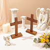 Easter Wood Cross Figurines Ornaments DJEW-WH0063-67B-4
