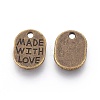 Tibetan Style Alloy Pendants X-TIBEP-A5194-AB-NR-2