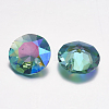 Faceted Glass Rhinestone Charms RGLA-F051-12mm-202PS-2