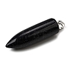 Synthetic Blue Goldstone Pointed Pendants G-F820-12D-2