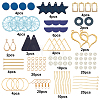 142Pcs DIY Blud Wood Earring Making Kits DIY-SC0013-90-2