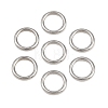 304 Stainless Steel Closed Jump Rings STAS-G393-06P-07-1