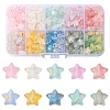 300Pcs 10 Colors Frosted Acrylic Charms OACR-FS0004-09-1