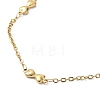Ion Plating(IP) 304 Stainless Steel Bowknot Link Chain Necklace NJEW-K249-07G-2
