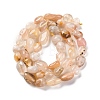 Natural Cherry Blossom Agate Beads Strands G-G146-A31-01-3