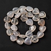 Natural White Agate Beads Strands G-I372-A01-02-5