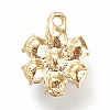 Alloy Rhinestones Charms ALRI-Q093-111G-2