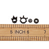 Brass Micro Pave Clear Grade Cubic Zirconia Beads ZIRC-TA0001-11B-20